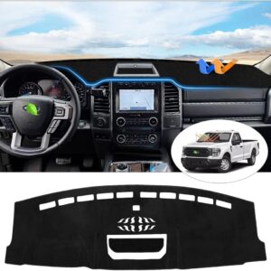 Dashboard Cover for Ford F-150 2021-2026 Anti-Slip Silicone Dash Mat