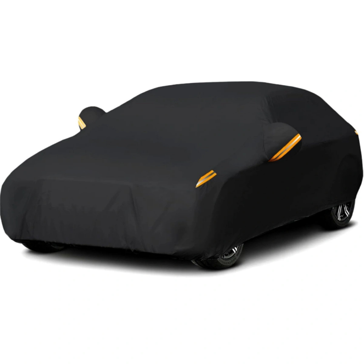 Sedan Car Cover Waterproof UV Resistant Windproof All-Weather 194-206″